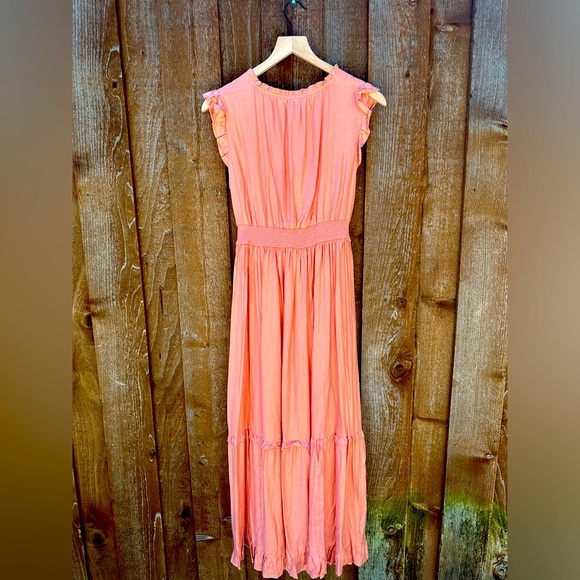 In loom midi tiered dress size L - Picture 3 of 10